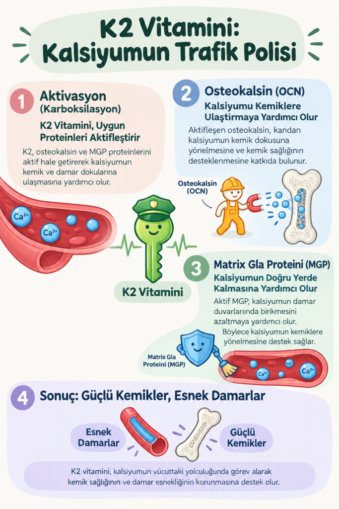 İkinci Anahtar: K2 Vitamini, Kalsiyumun Trafik Polisi mi?